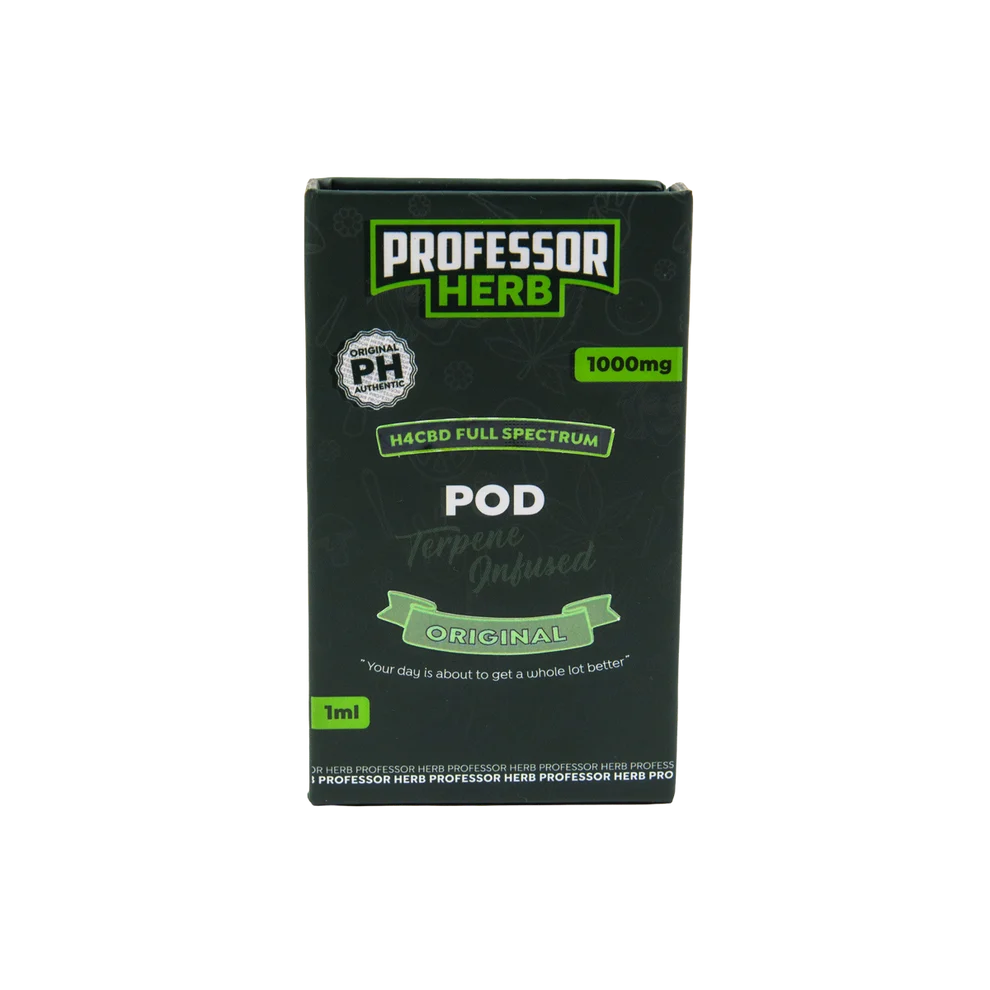 H4 replacement pod Professor Herb  Original Box