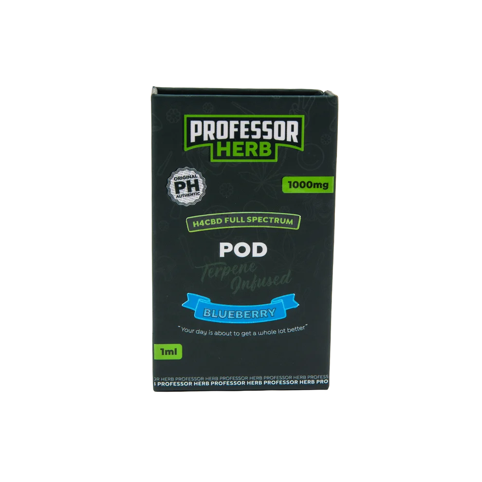 H4 replacement pod Professor Herb Blueberry box