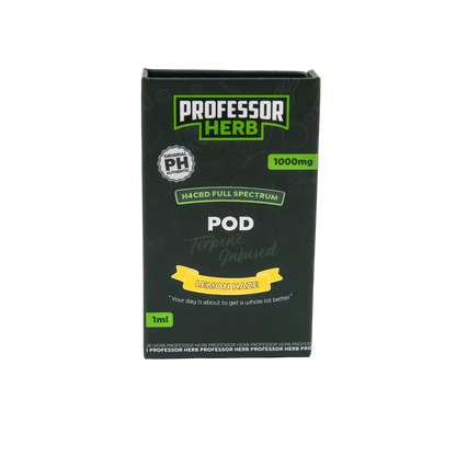 H4 replacement pod Professor Herb  Lemon Haze box