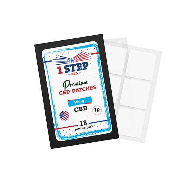 1 Step CBD 50mg CBD Patches (Patches Packet)