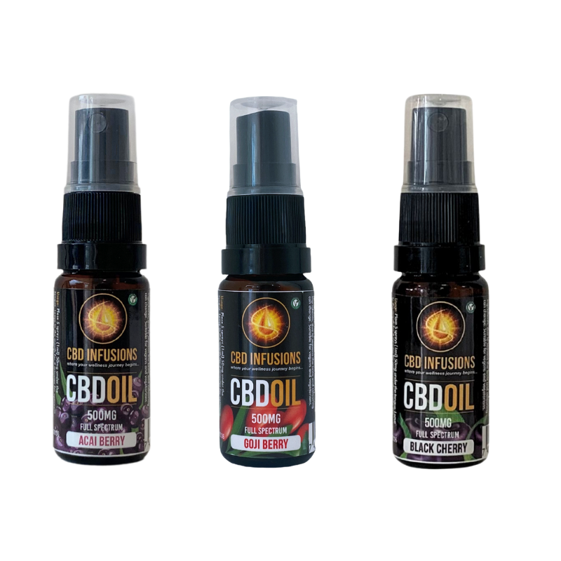 CBD Infusions 500mg  CBD Oil - various flavours
