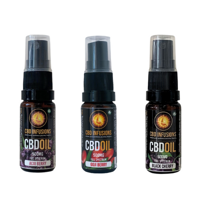 CBD Infusions 500mg  CBD Oil - various flavours