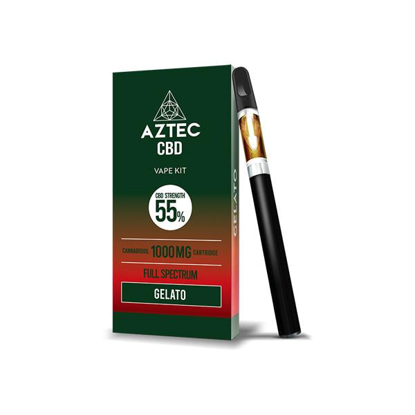 Aztec CBD 1000mg Vape Kit - Gelato Full Spectrum 