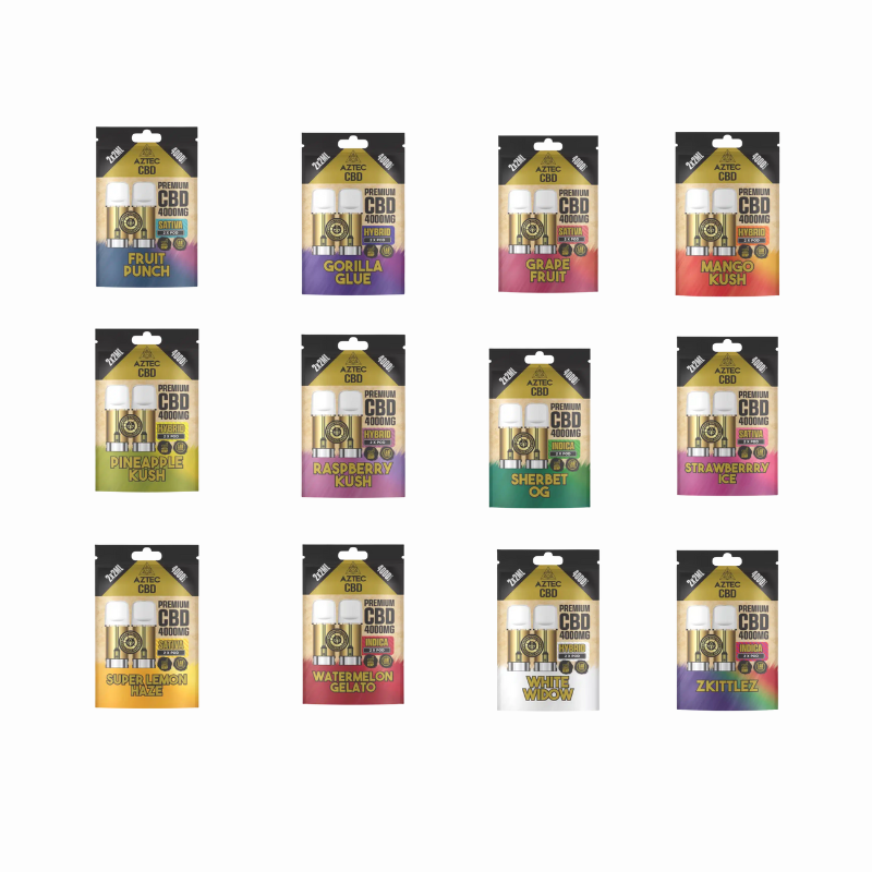 Aztec CBD 4000mg Broad Spectrum CBD Pods - Relief - CBD Infusions