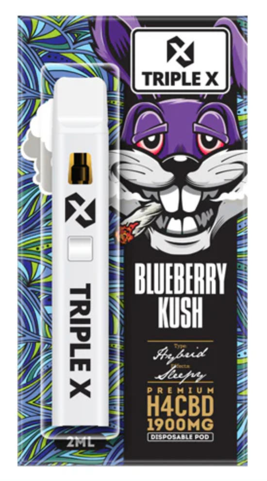 Blueberry Kush Triple X H4 vape 1900mg