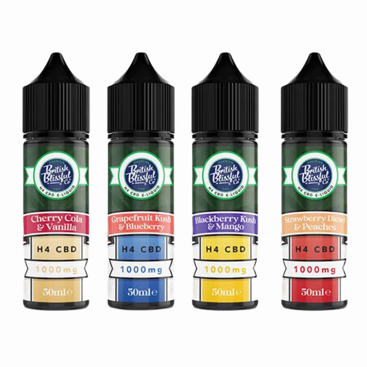 British Blissful 1000mg H4 CBD E-Liquid 50ml
