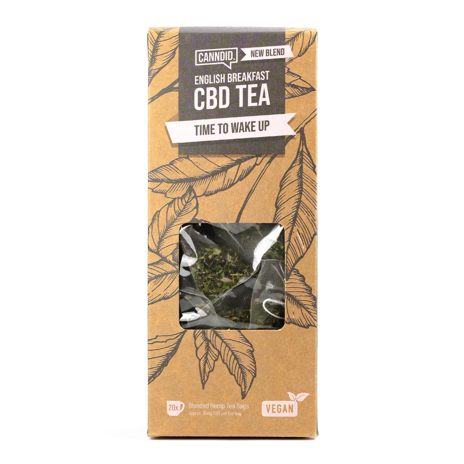 CANNDID English Breakfast CBD Tea 15mg 20 Pack