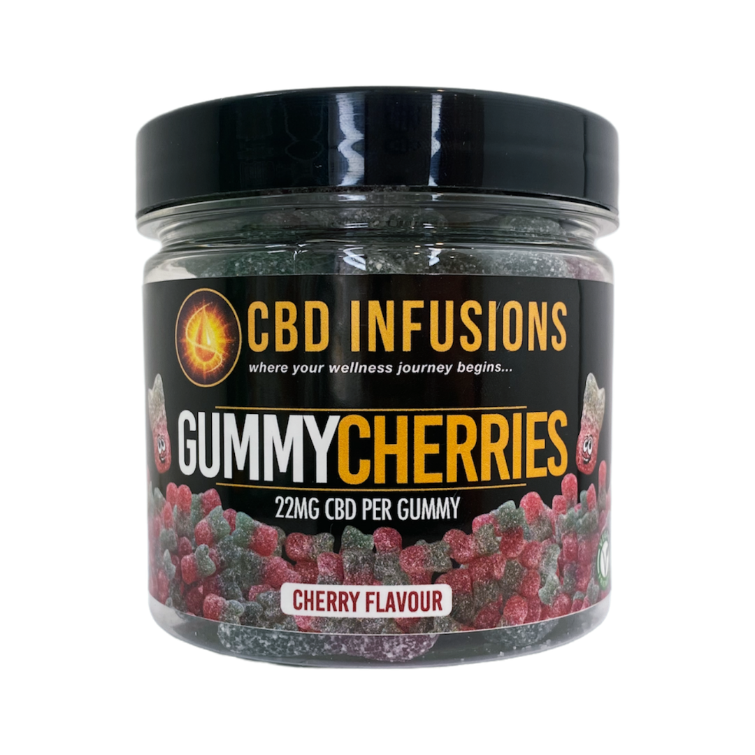 CBD Infusions - Gummy Cherries 22mg CBD