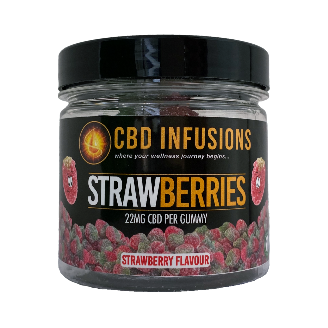 CBD Infusions - Strawberries 22mg CBD 