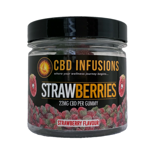 CBD Infusions - Strawberries 22mg CBD 