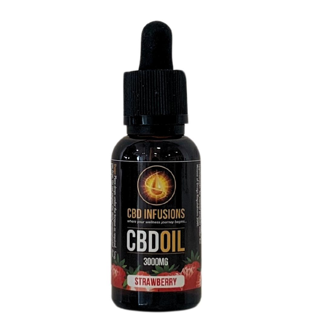 CBD Infusions 3000mg Strawberry CBD Oil 30ml