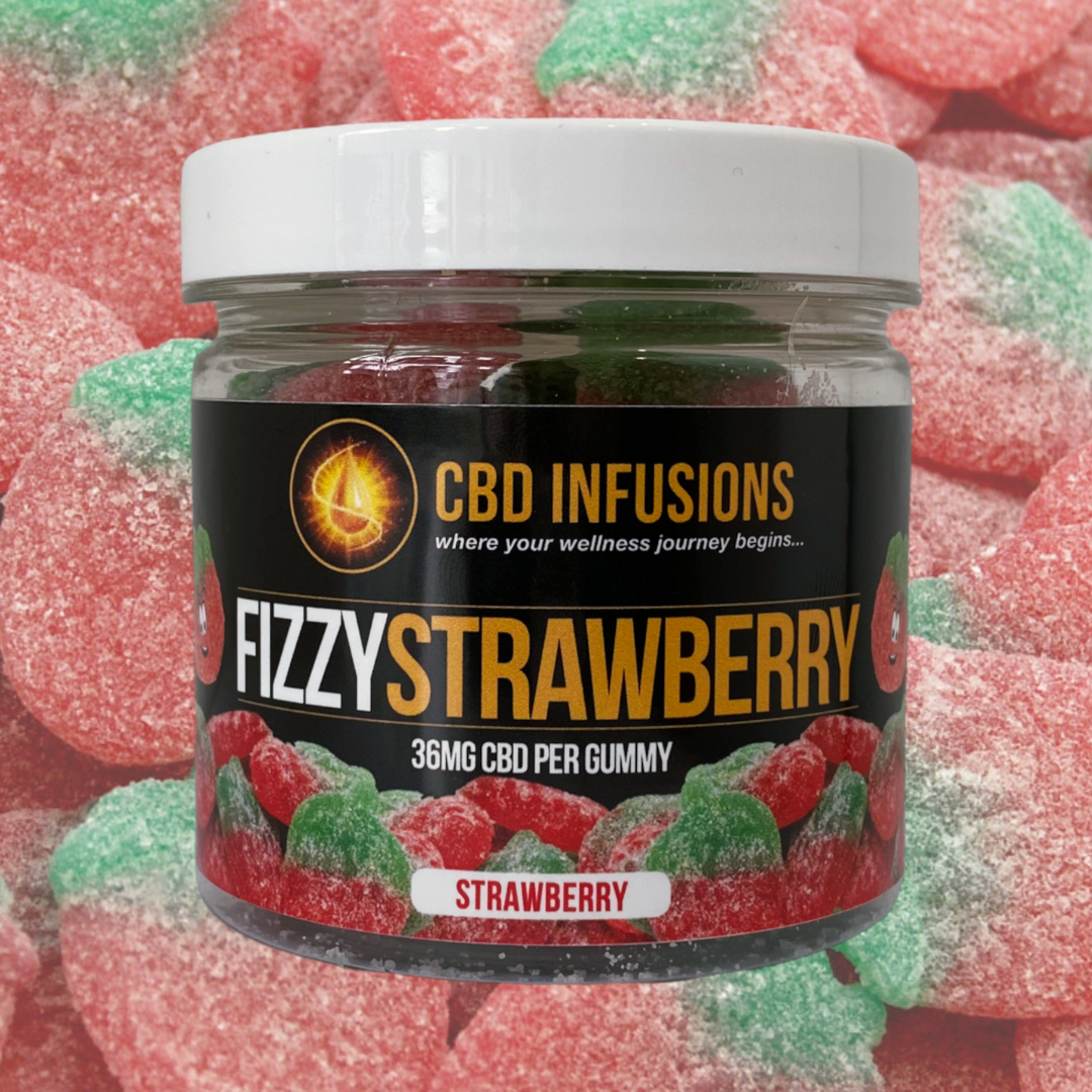 CBD Infusions Fizzy Strawberries 36mg