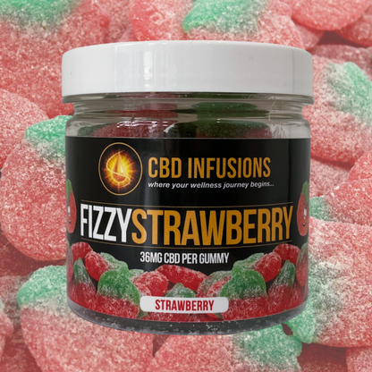 CBD Infusions Fizzy Strawberries 36mg