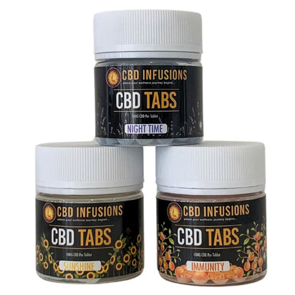  CBD Infusions Tabs 10mg Nighttime Pyramid