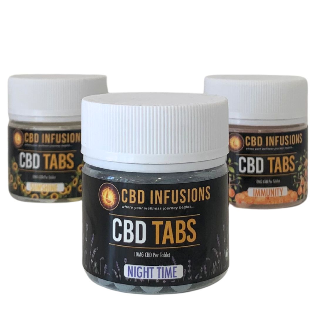  CBD Infusions Tabs 10mg Nighttime Trio