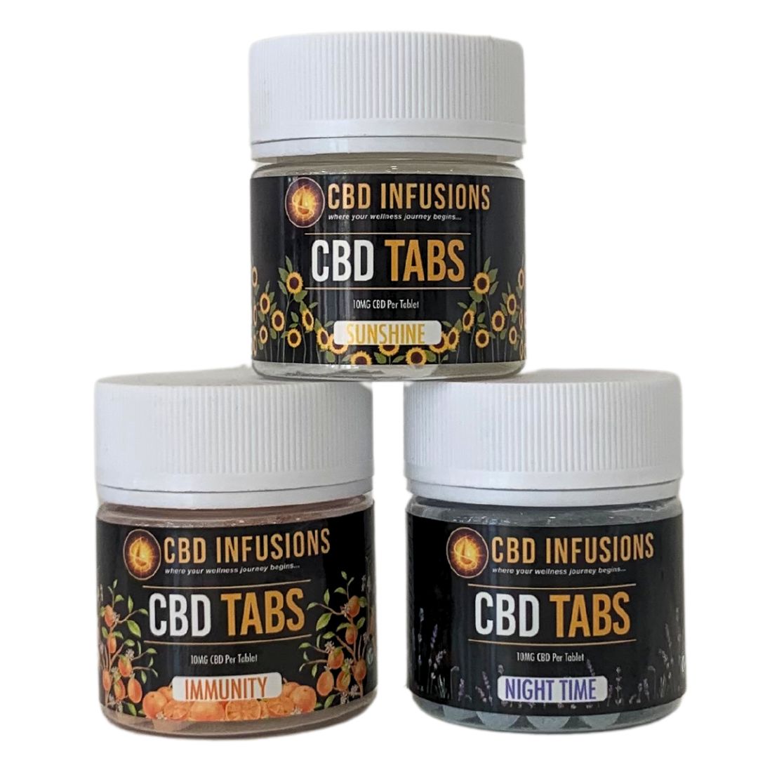  CBD Infusions Tabs 10mg Sunshine Pyramid 