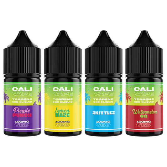 Cali Vape Mixed Flavours 100mg CBD E-liquid