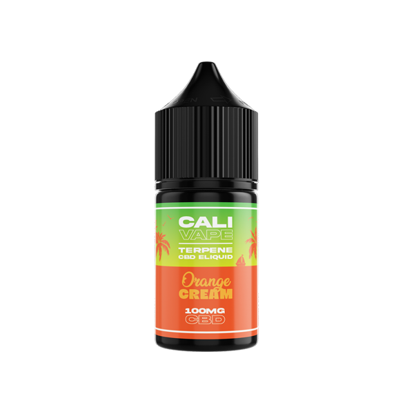 Cali Vape Orange Cream 100mg CBD E-liquid. 