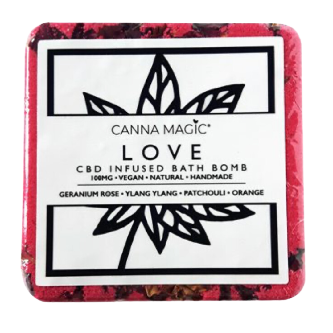 Canna Magic Love Bath Bombs 100mg