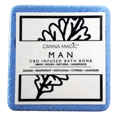 Canna Magic Man Bath Bombs 100mg