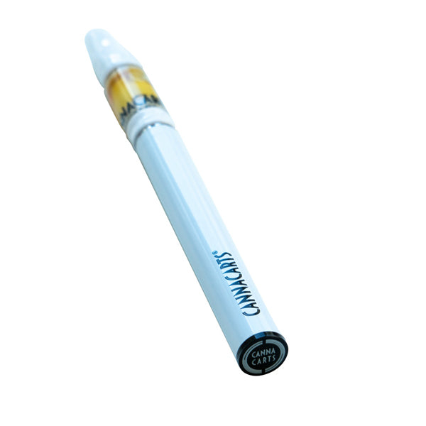 Canna carts white vape pen side