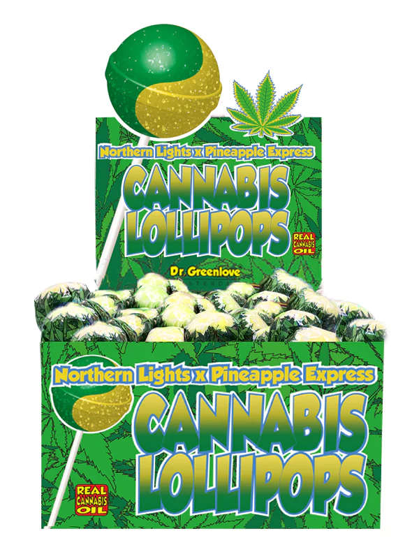 Cannabis Lollipops Northern Lights x Pineapple Express Dr Greenlove 600x.png