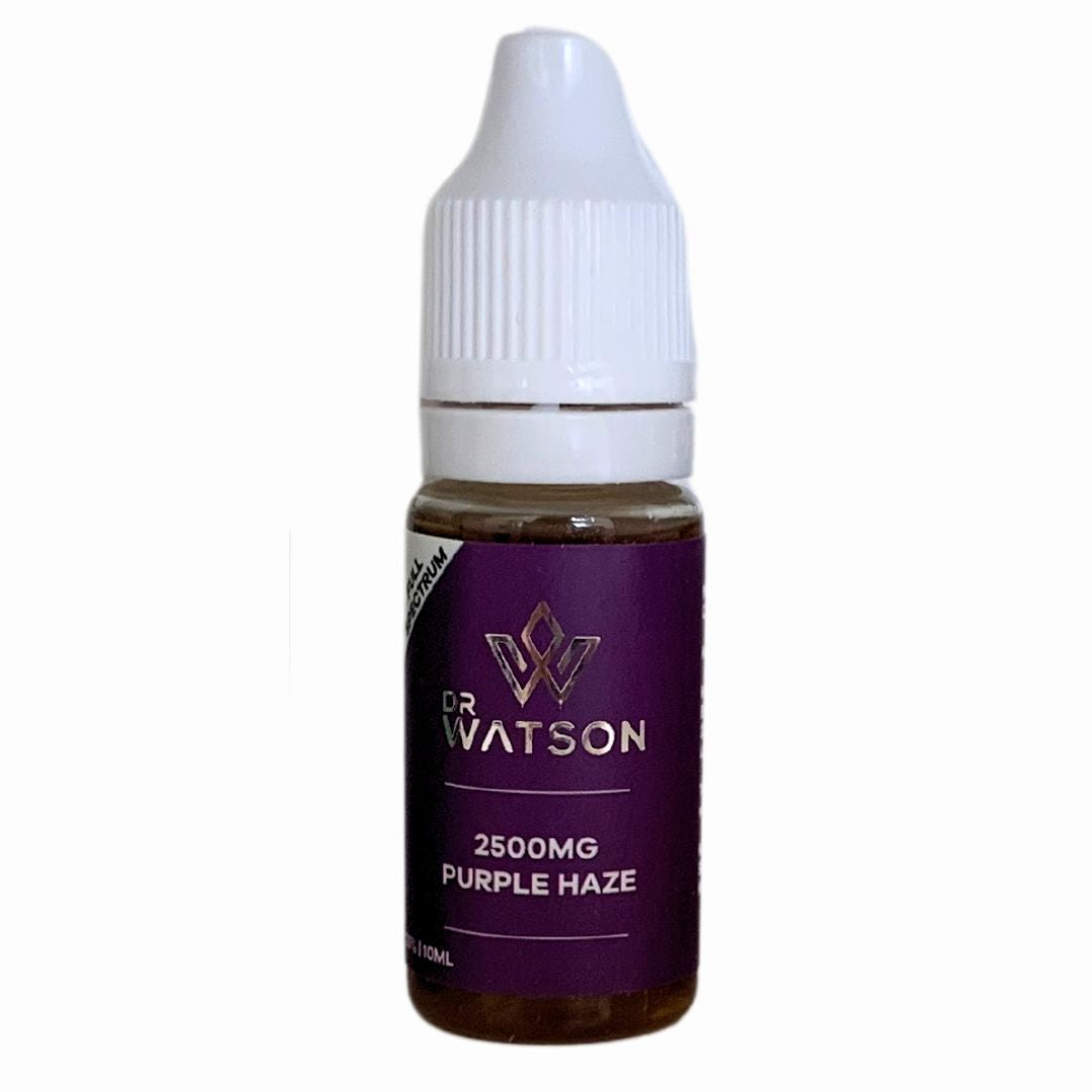 DR Watson CBD & CBG E-Liquid -Purple Haze - 2500mg (Bottle)