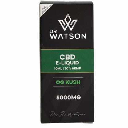 DR Watson CBD E-Liquid OG Kush 50% -5000mg (Box)