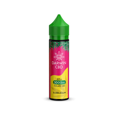 Darwin  Bubblegum 3000mg CBD Isolate E-Liquid 60ml 