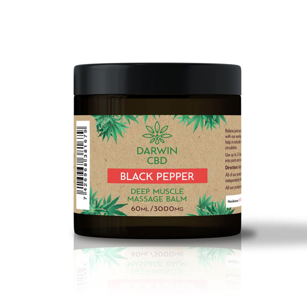 Darwin CBD Black Pepper Muscle Balm 3000mg