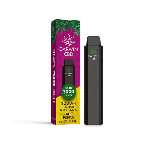 Darwin CBD Fruit Punch 2000mg Disposable Vape 