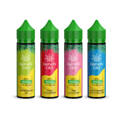 Darwin CBD Mixed Flavours 1500mg E-liquid 60ml