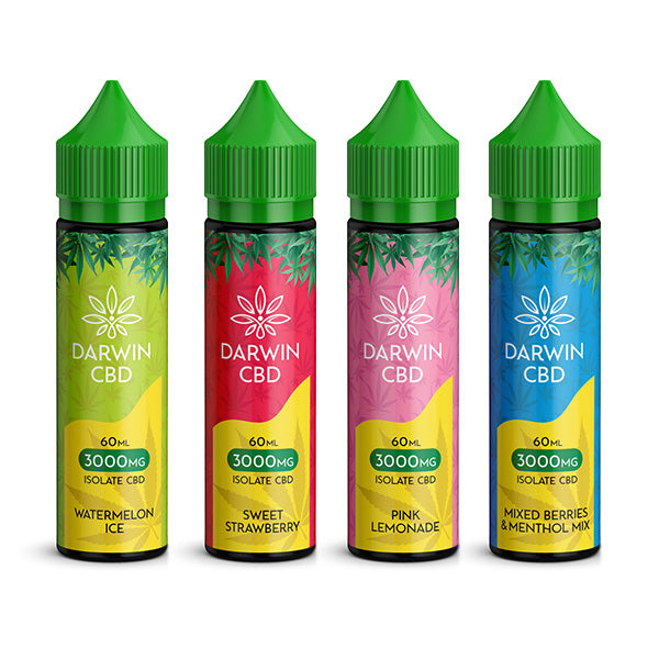 Darwin CBD Mixed Flavours 3000mg E-liquid 60mls 