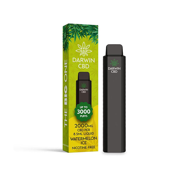 Darwin CBD Watermelon Ice 2000mg Disposable Vape 