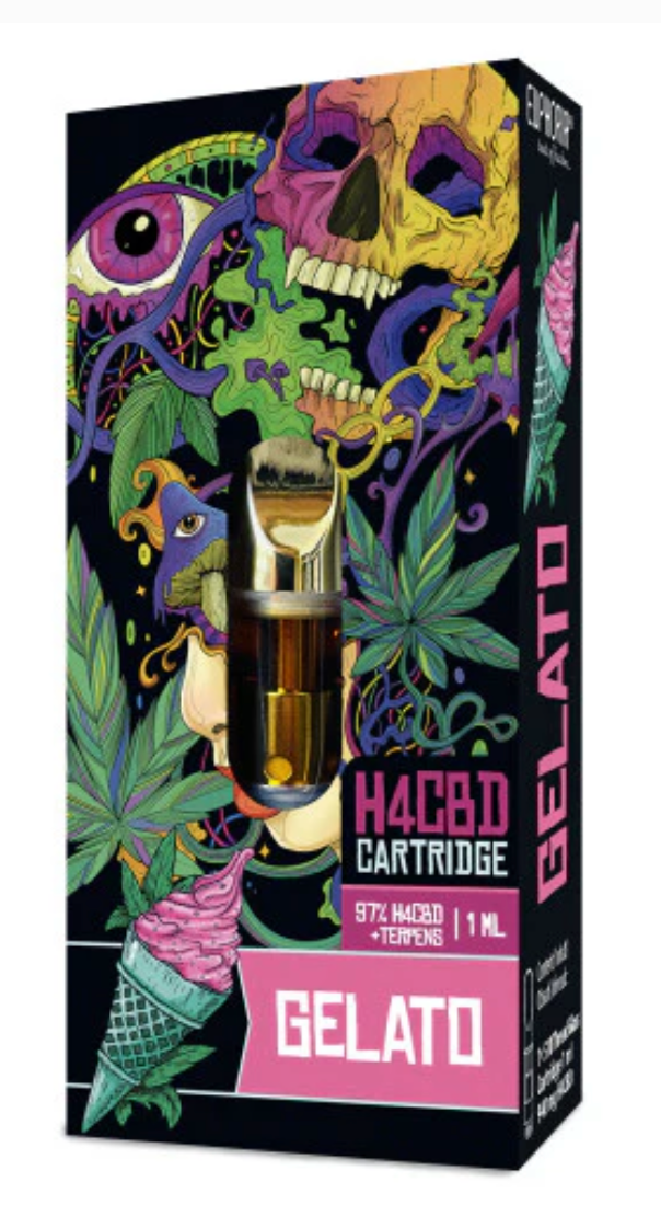 Euphoria H4CBD Cartridge 1ML 97% for Easy Vaporizing - CBD Infusions Euphoria H4CBD Cartridge 1ML 97% for Easy Vaporizing - CBD Infusions