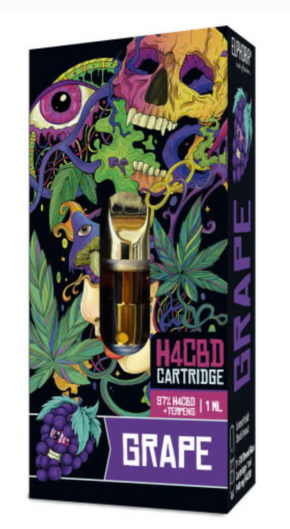 Euphoria H4CBD Grape Cartridge 97% 1ml