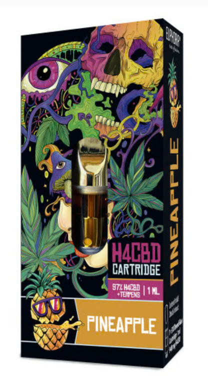 Euphoria H4CBD Pinepple Cartridge 97% 1ml