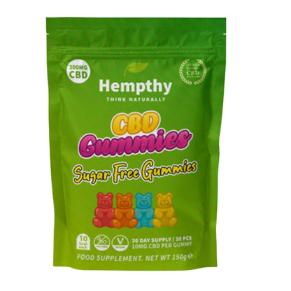 Hempthy Sugar Free Gummies - 300mg Bag