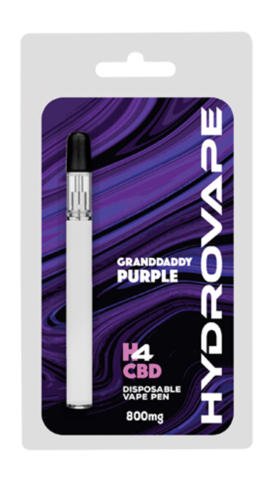 Hydrovape 800mg CBDH4 Grandaddy Purple