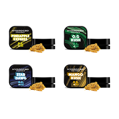 Hydrovape H4CBD Crumble Mixed Flavours 0.5g