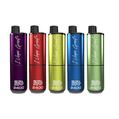 20mg IVG 2400 4 in 1 Pod Rechargeable Vape Kit 2400 Puffs