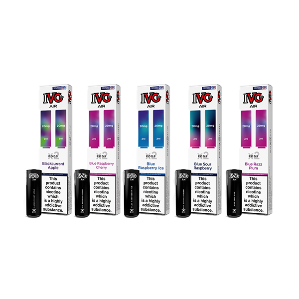 20mg IVG Air Prefilled Pods 2ml 1200 Puffs - 2 Pcs
