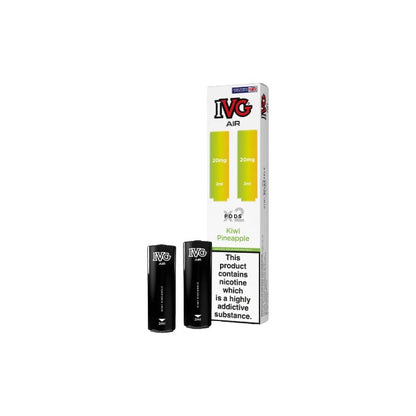 20mg IVG Air Prefilled Pods 2ml 1200 Puffs - 2 Pcs
