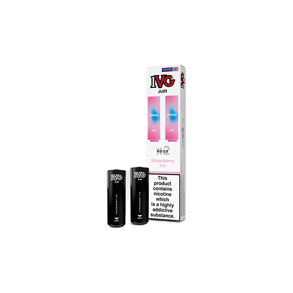 20mg IVG Air Prefilled Pods 2ml 1200 Puffs - 2 Pcs