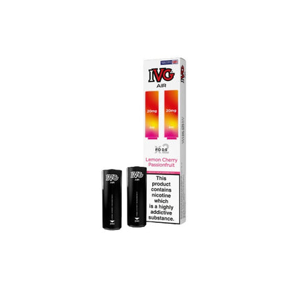 20mg IVG Air Prefilled Pods 2ml 1200 Puffs - 2 Pcs