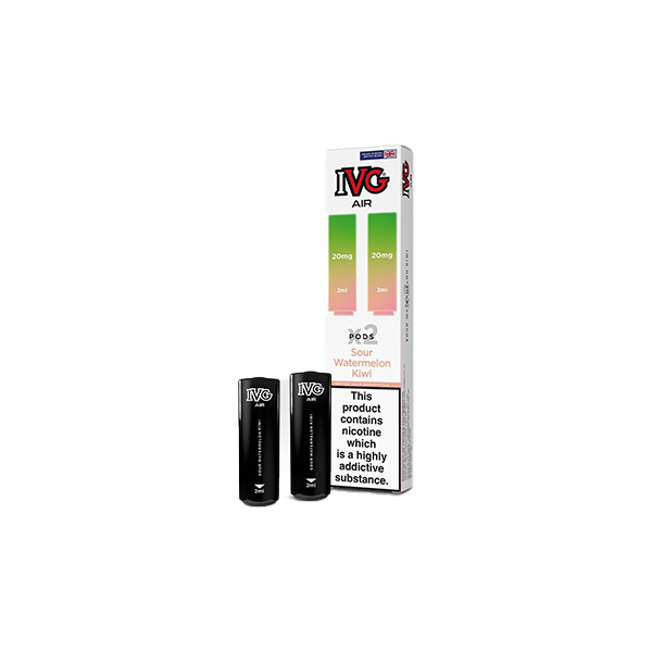 20mg IVG Air Prefilled Pods 2ml 1200 Puffs - 2 Pcs
