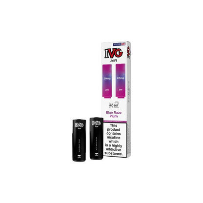 20mg IVG Air Prefilled Pods 2ml 1200 Puffs - 2 Pcs