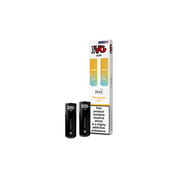 20mg IVG Air Prefilled Pods 2ml 1200 Puffs - 2 Pcs