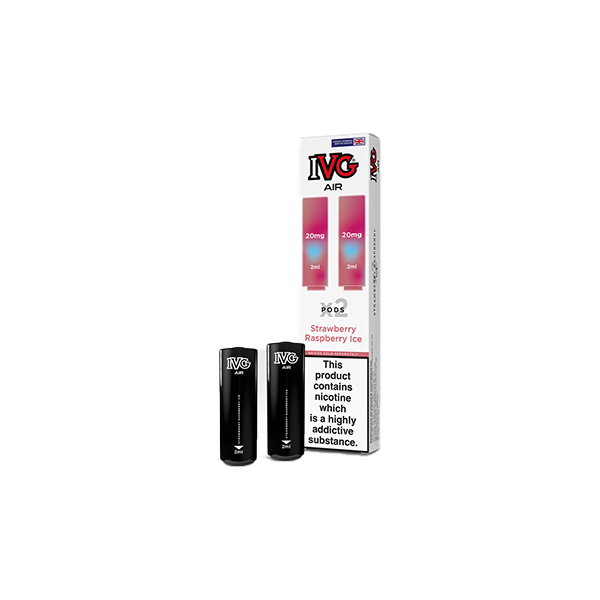20mg IVG Air Prefilled Pods 2ml 1200 Puffs - 2 Pcs