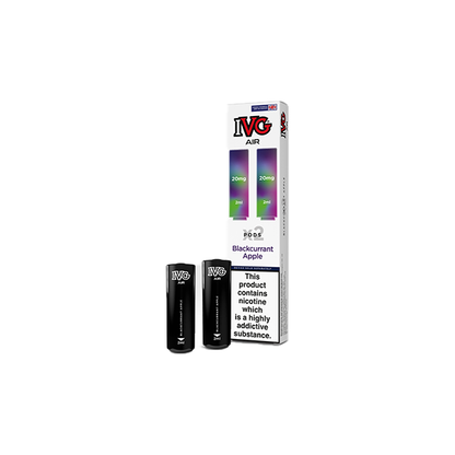 20mg IVG Air Prefilled Pods 2ml 1200 Puffs - 2 Pcs
